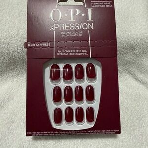 OPI XPress/On Gel-Like Manicure - Deep Red